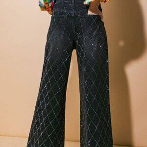 Rhinestone Jeans (high stretch)